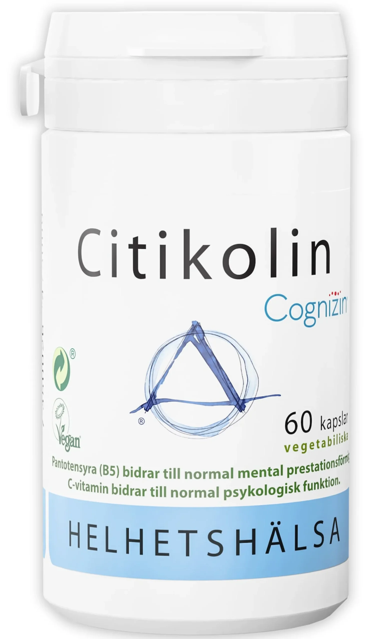 Helhetshälsa Citikolin Cognizin® 250mg 60 kapslar