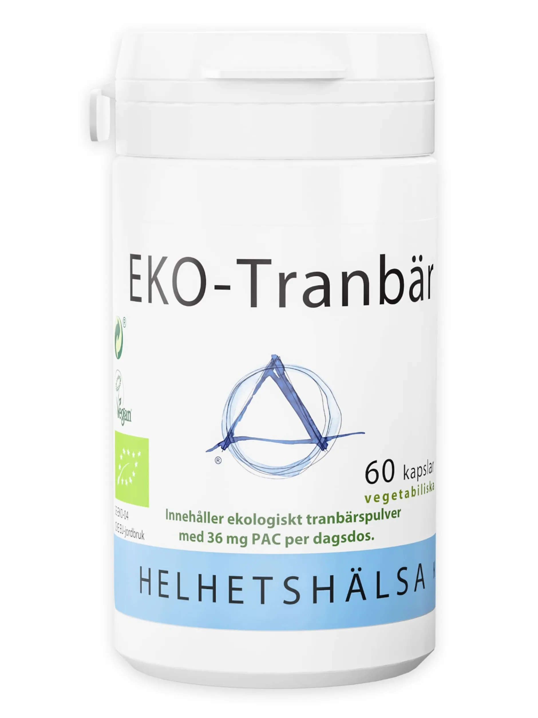 Helhetshälsa EKO-Tranbär 60 kapslar