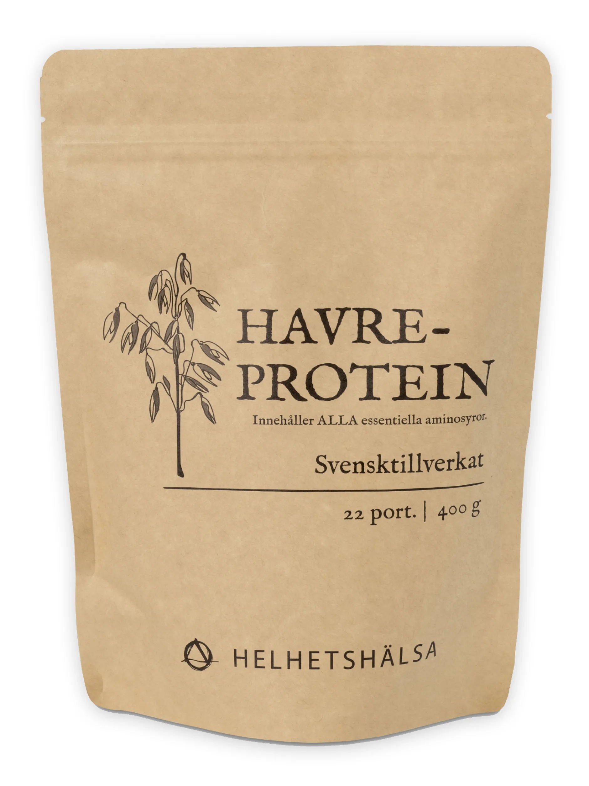Helhetshälsa Havreproteinpulver Svensktillverkat 400 g