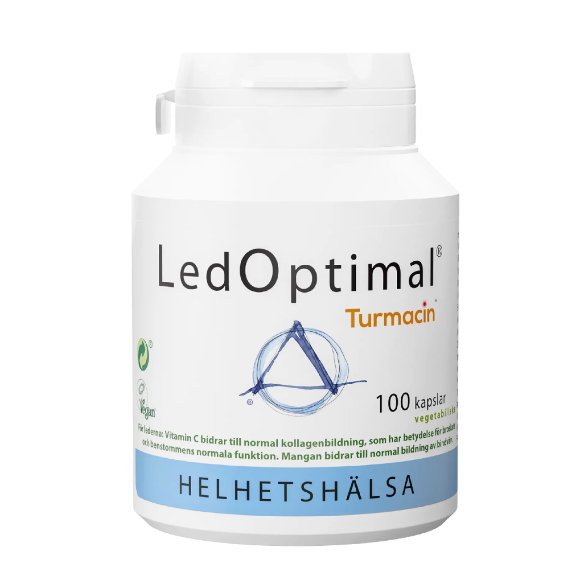 Helhetshälsa LedOptimal & Gurkmejaextrakt 100 kapslar