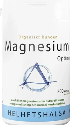 Helhetshälsa MagnesiumOptimal 200 kapslar