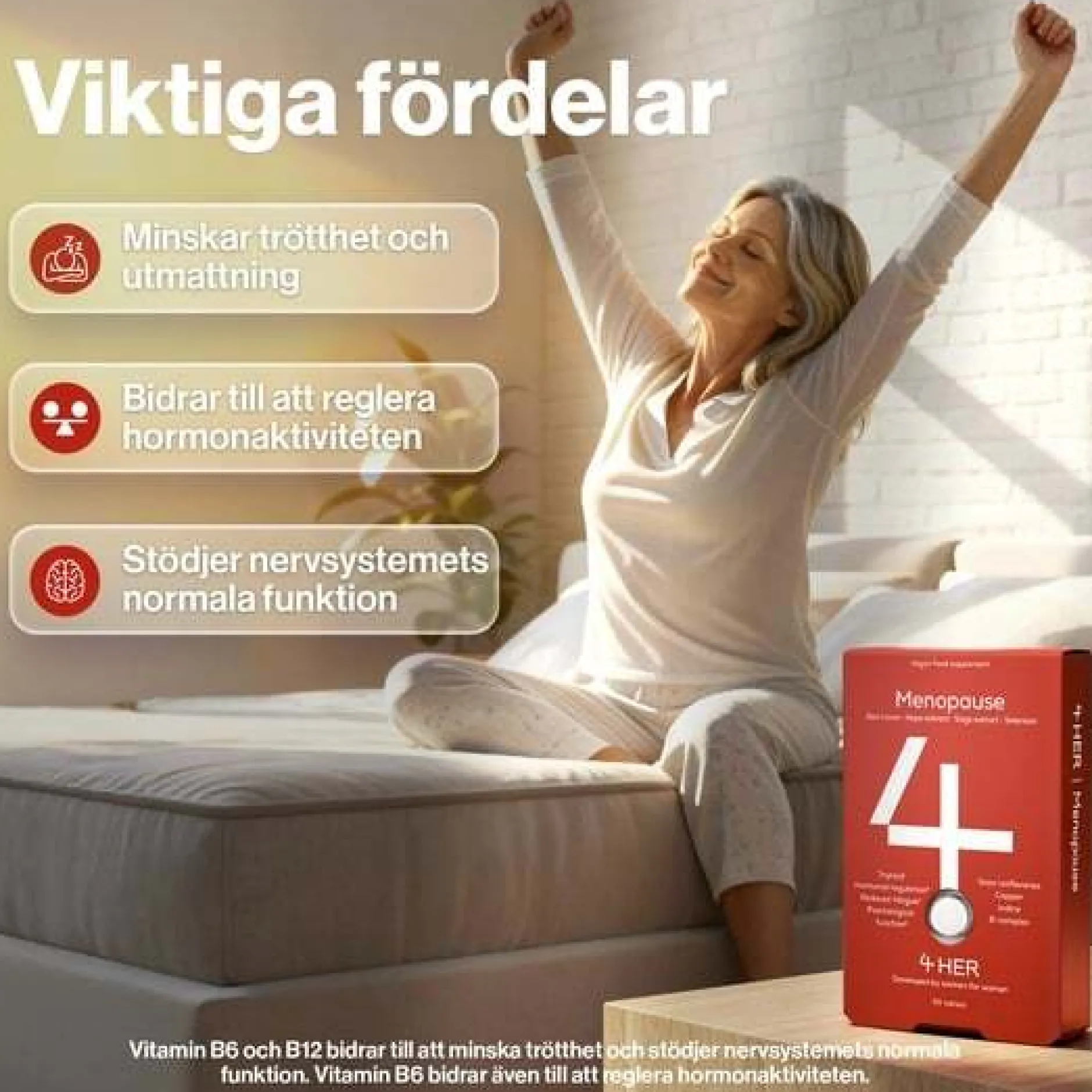 4Her Menopause Kosttillskott 60 tabletter