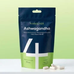 4 HIM & HER Ashwagandha 90 kapslar - rotextrakt med B5 & B6