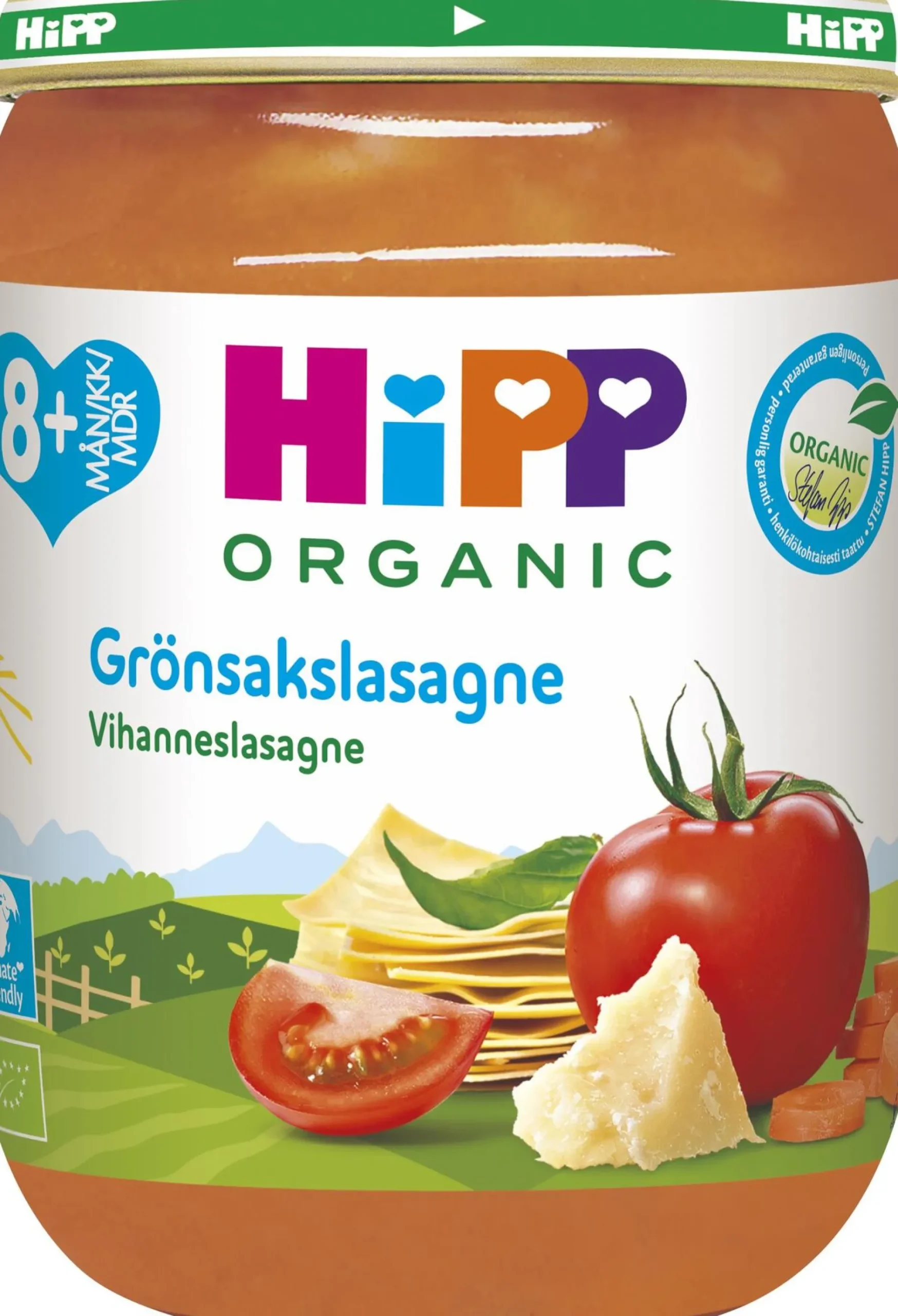 Hipp Grönsakslasagne 8+ månader 190g