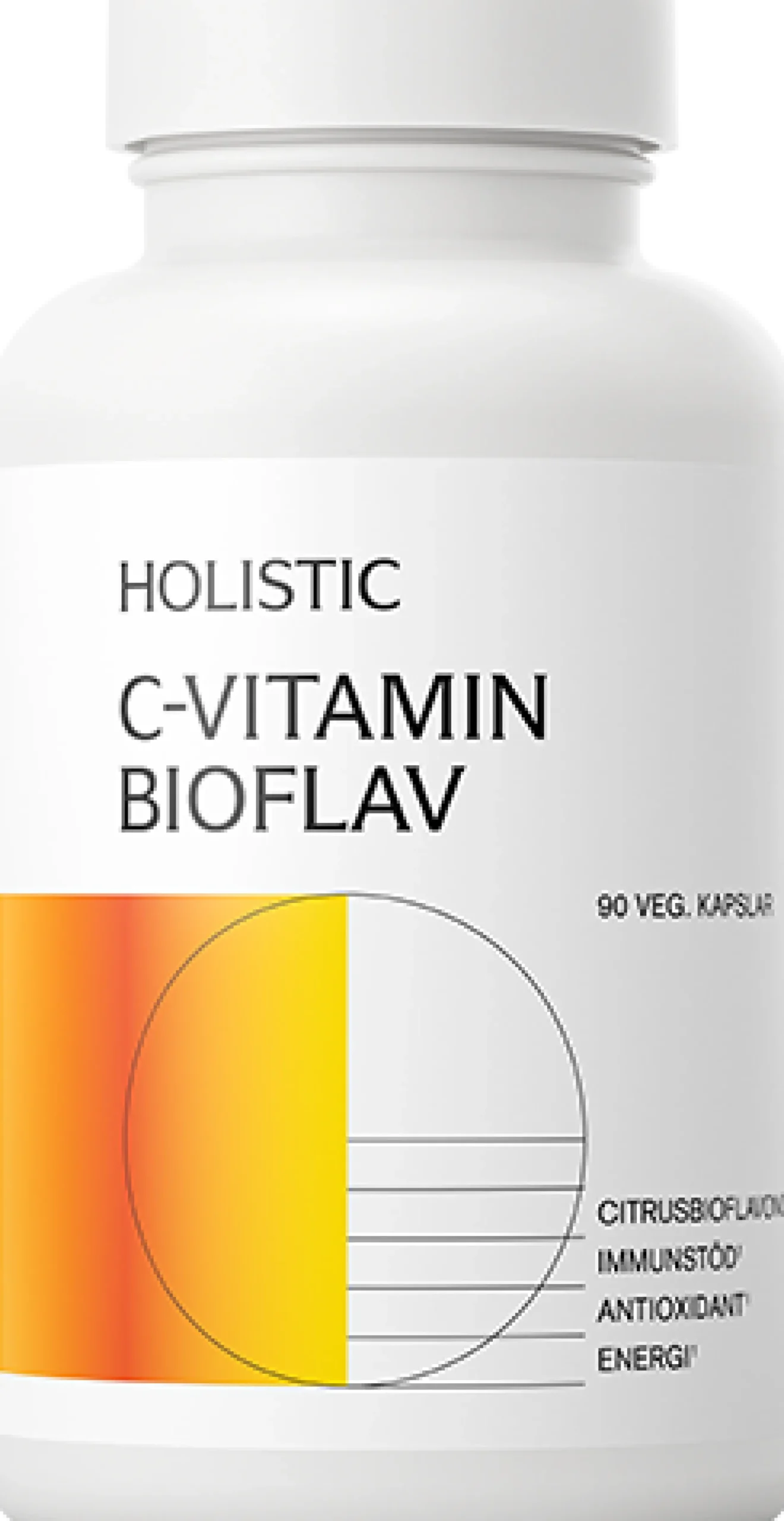 Holistic C-vitamin Bioflav 90 kapslar