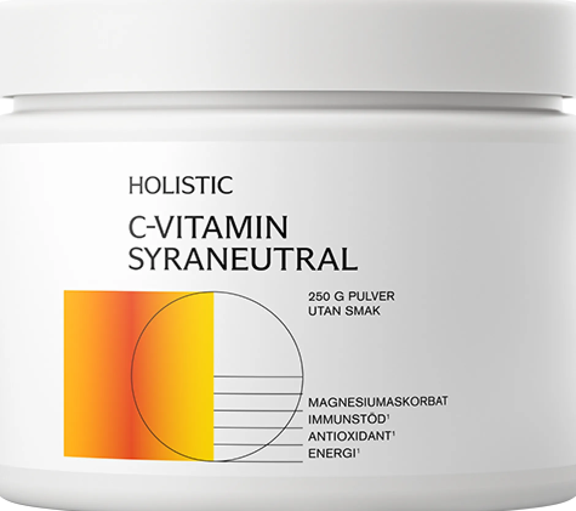 Holistic C-vitamin Syraneutral 250 g