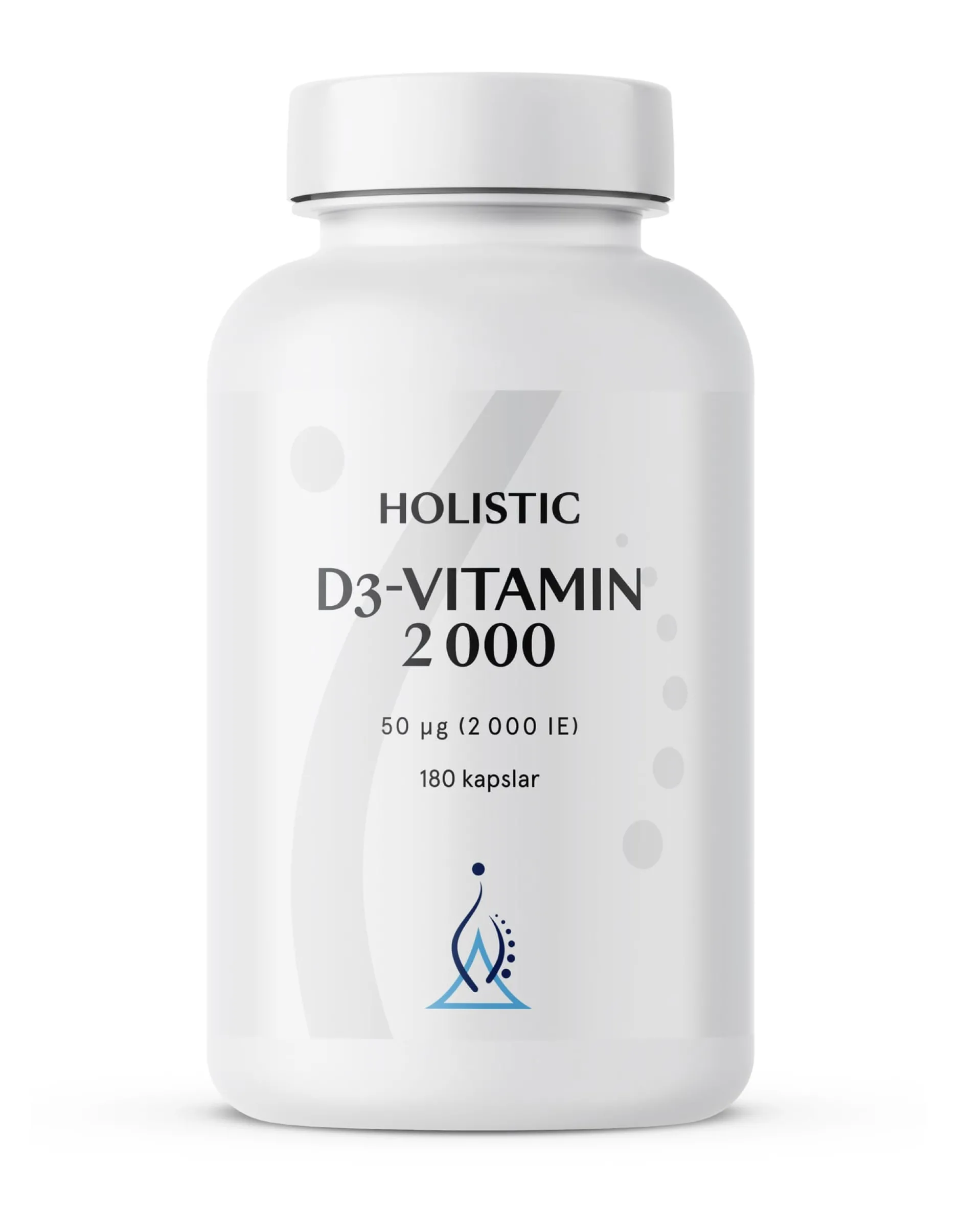 Holistic D3-vitamin 2000IE (50 µg) 180 vegetabiliska kapslar