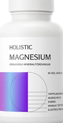 Holistic Magnesium Komplex 120mg 90 vegetabiliska kapslar