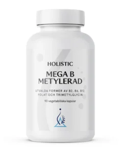 Holistic Mega B Metylerad 90 kapslar