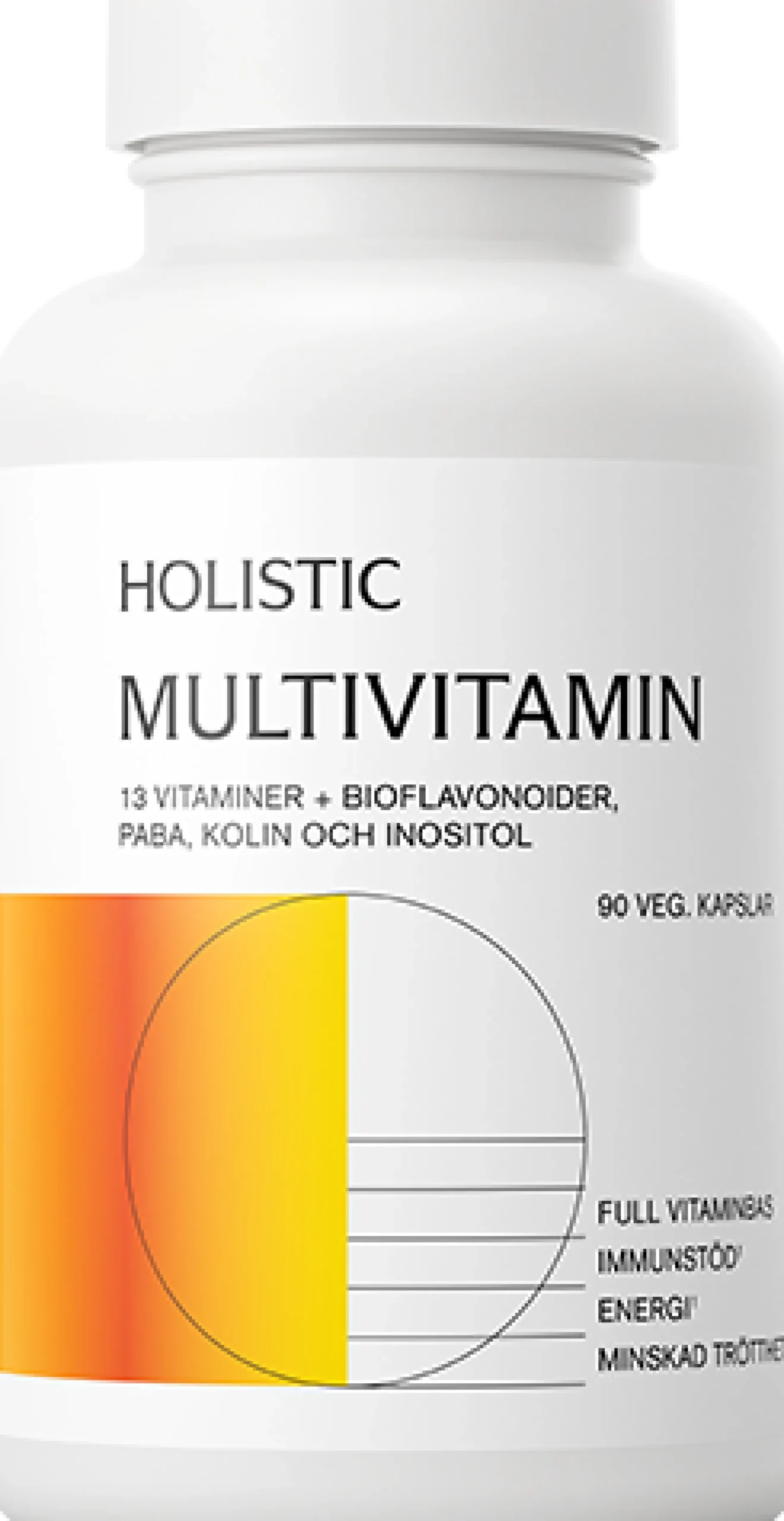Holistic Multivitamin 90 vegetabiliska kapslar