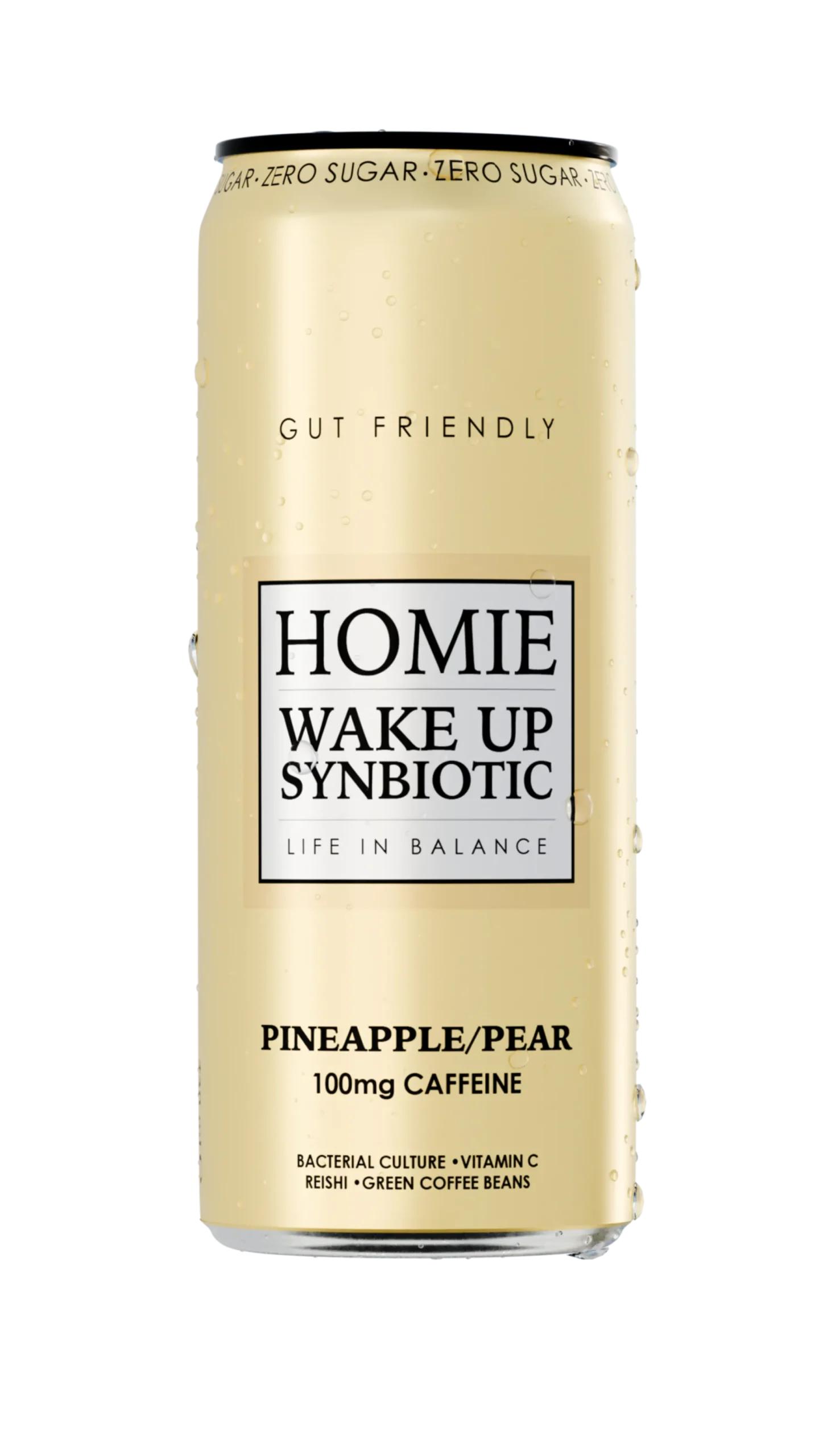 HOMIE Wake Up Synbiotic Pineapple & Pear 330 ml