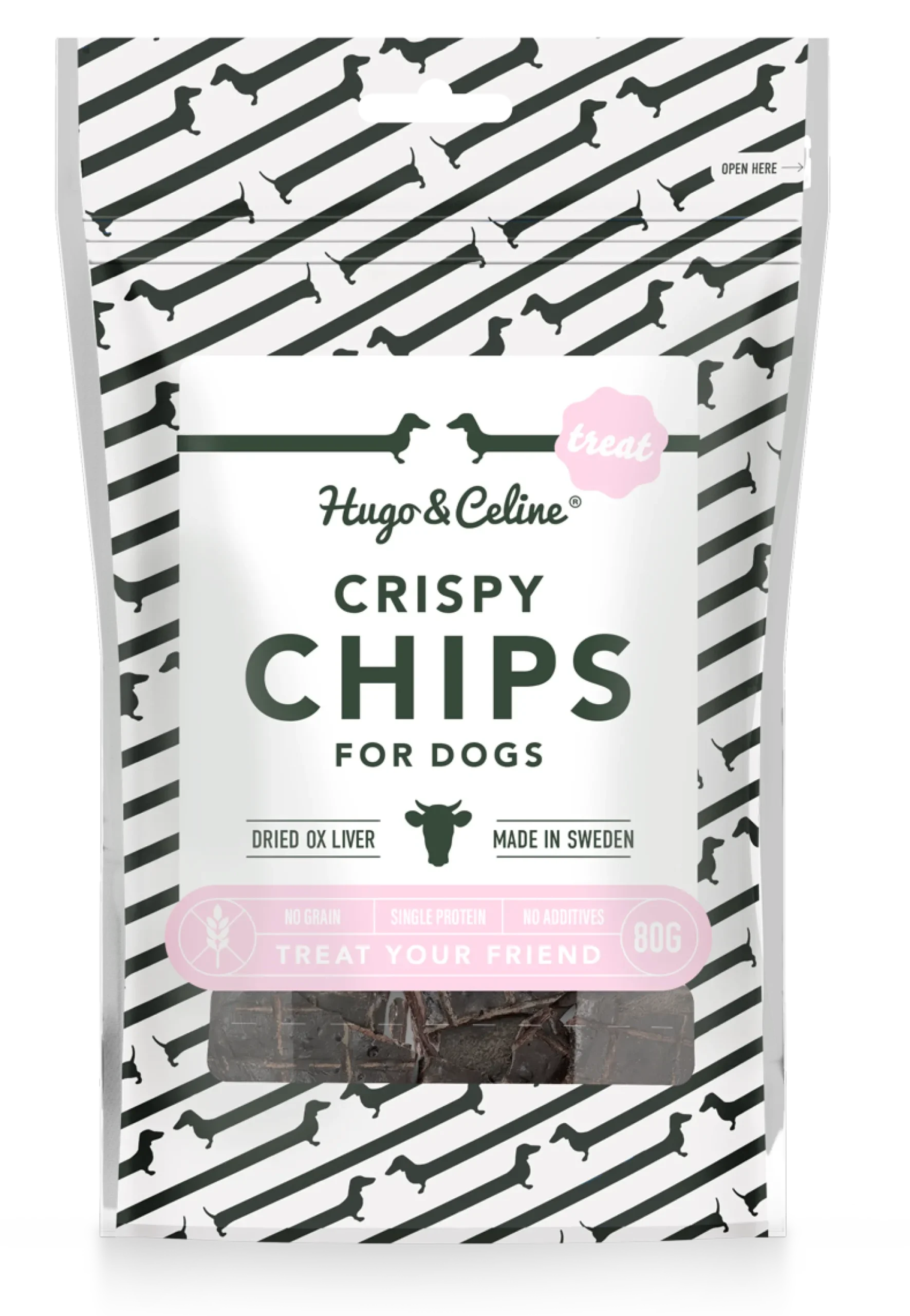 Hugo & Celine Crispy Chips 80 g