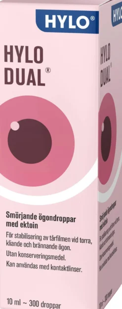 HYLO DUAL Smörjande ögondroppar med ektoin