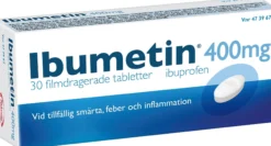 Ibumetin 400mg Ibuprofen 30 tabletter