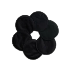 Imse Amningsinlägg Ekologisk Bomull Black 6 st