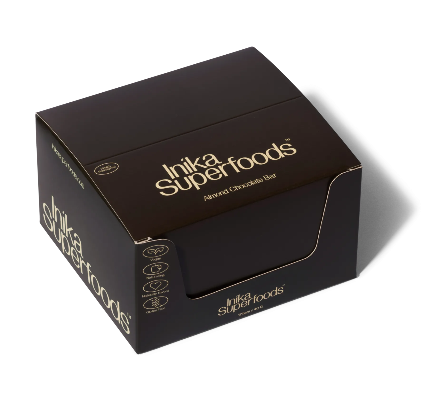 Inika Superfoods Almond Chocolate Bar 12-pack