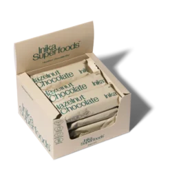Inika Superfoods Hazelnut Chocolate Bar 12-pack