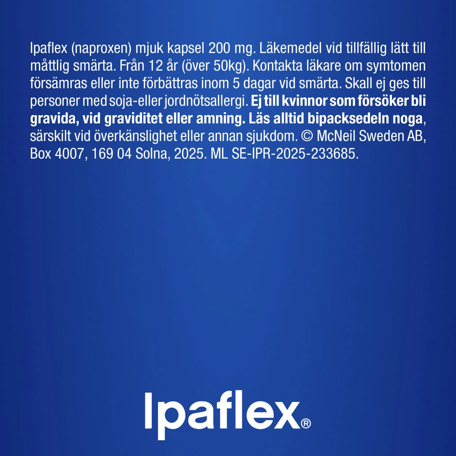 Ipaflex 200mg Naproxen 20 mjuka kapslar