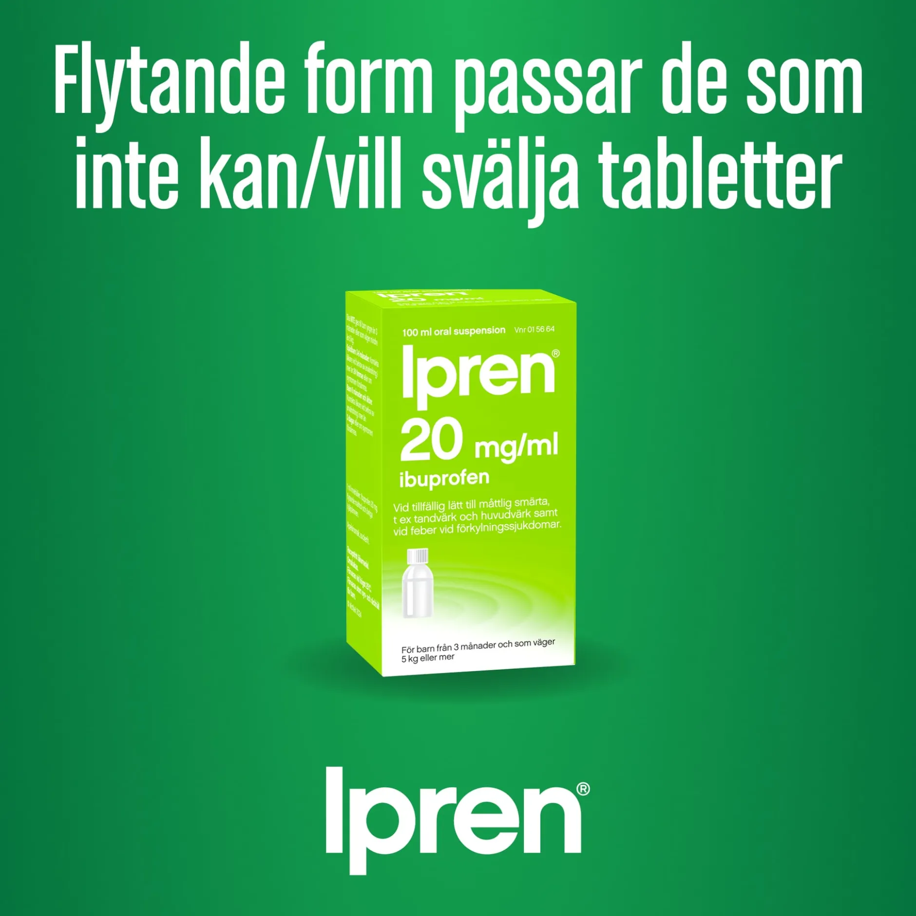 Ipren Oral suspension 20 mg/ml 100 ml