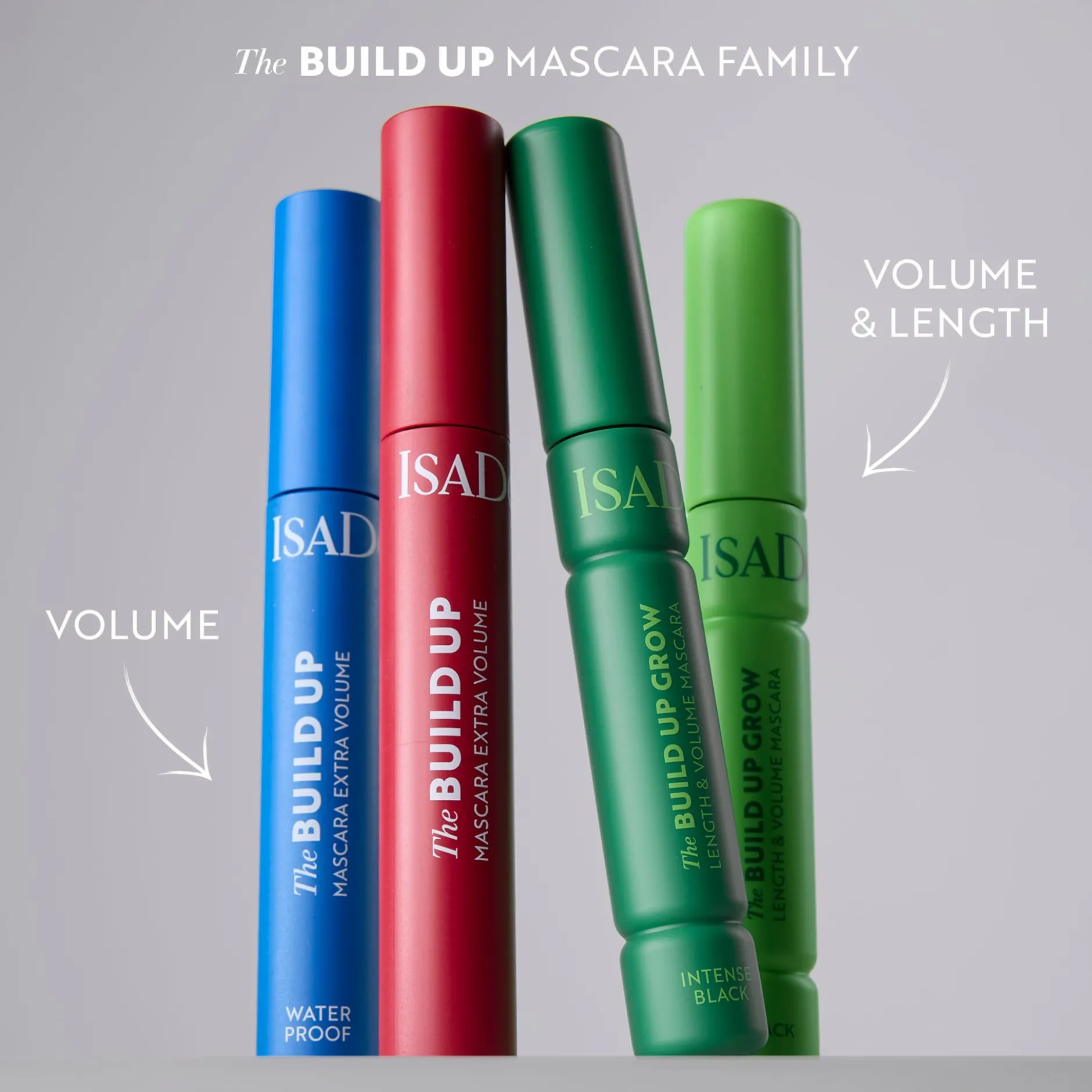 IsaDora Build Up Mascara Extra Volume Waterproof 01 Black 10 ml