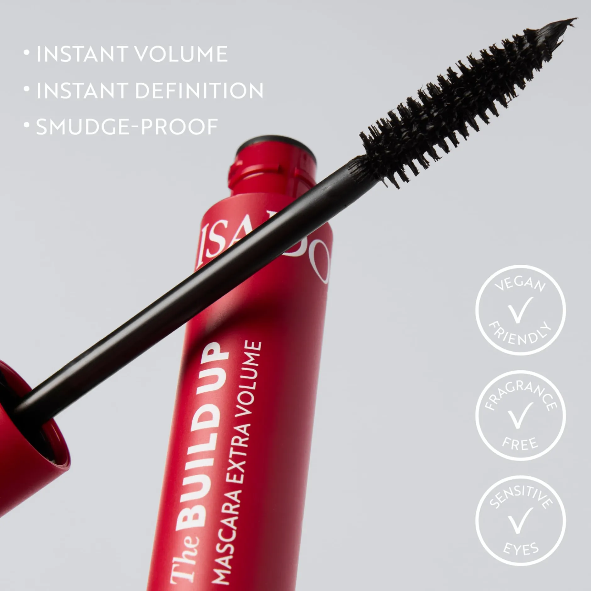 IsaDora Build Up Mascara Extra Volume 01 Super Black 10 ml