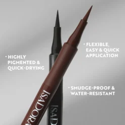 IsaDora Flex Tip Eyeliner Matt Black 1,2 ml