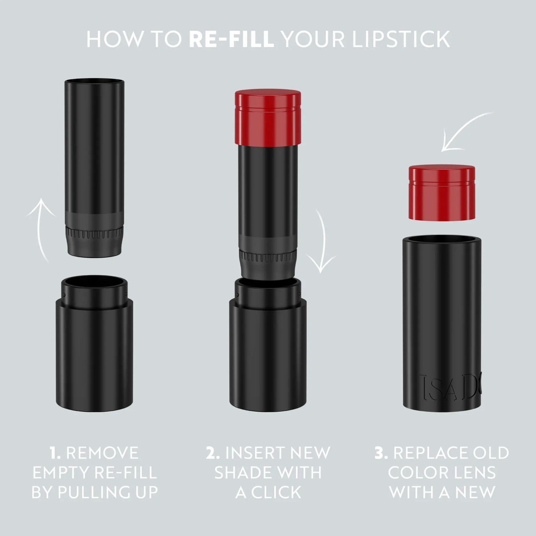 Isadora Perfect Moisture Lipstick Refill 228 Cinnabar 4 g