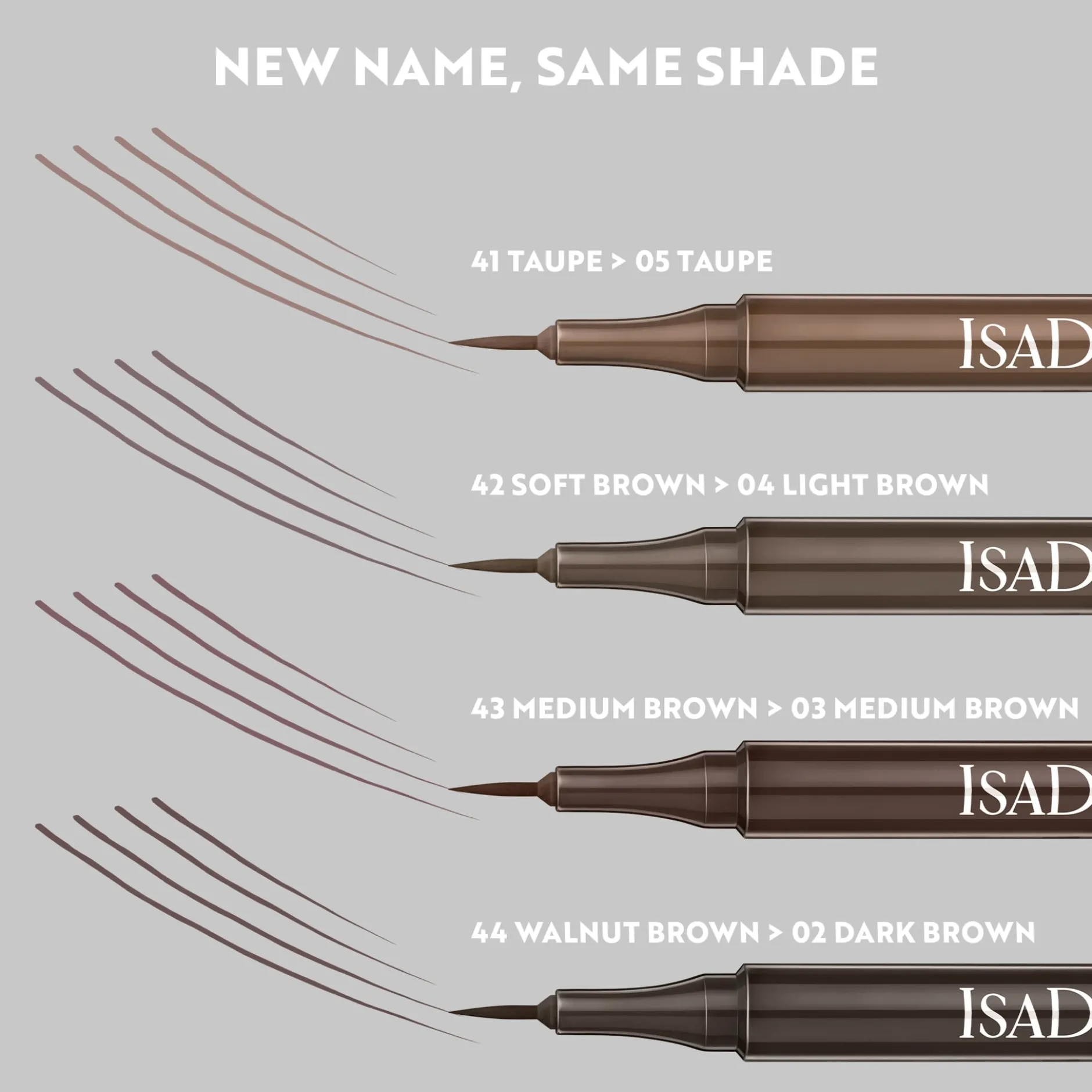 Isadora The Brow Fine Liner, Micro fine Precise tip 03 Medium Brown