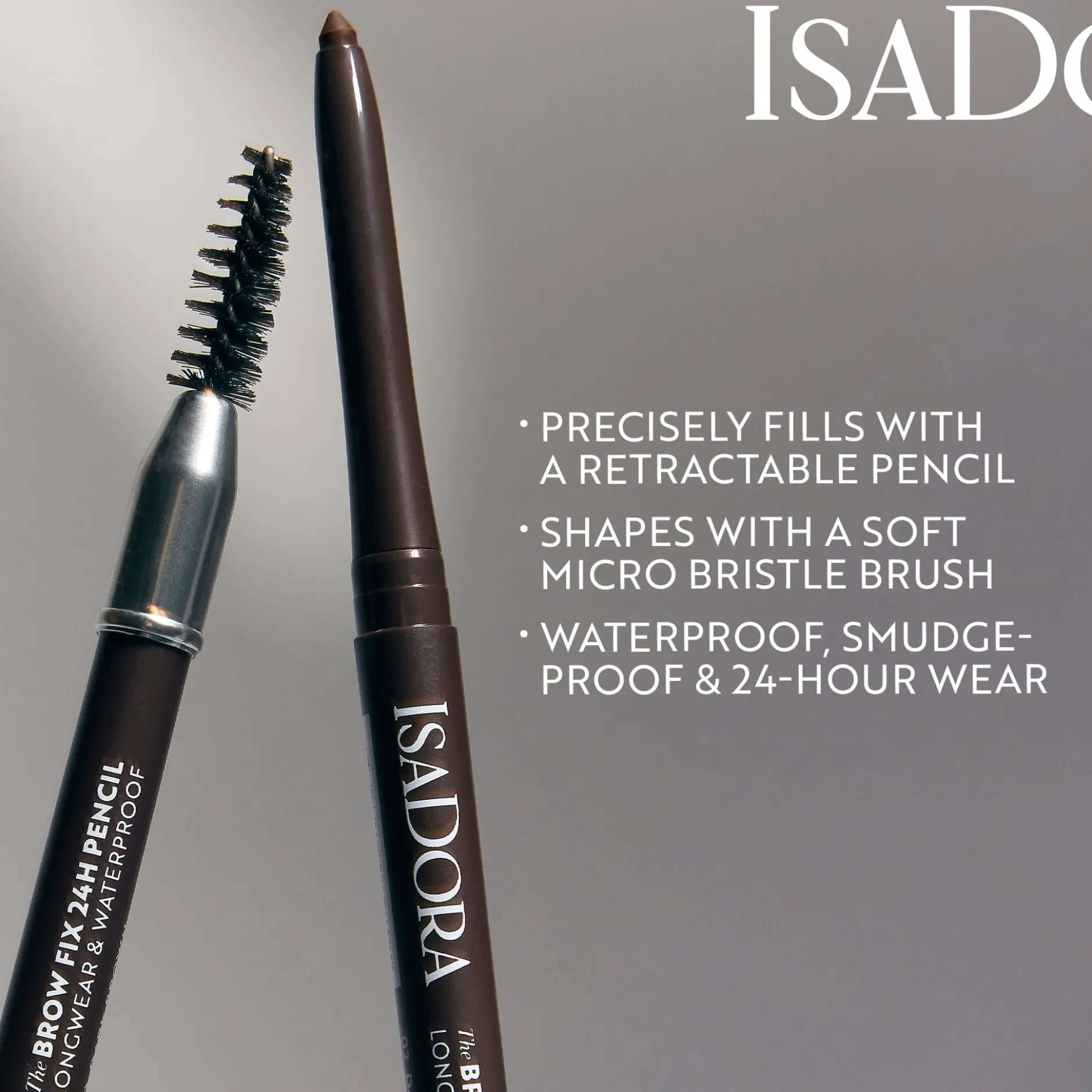 Isadora The Brow Fix 24h Pencil Longwear & Waterproof 03 Medium Brown