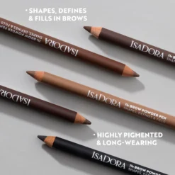 IsaDora The Brow Powder Pen Shapes, Defines & Fills 04 Light Brown