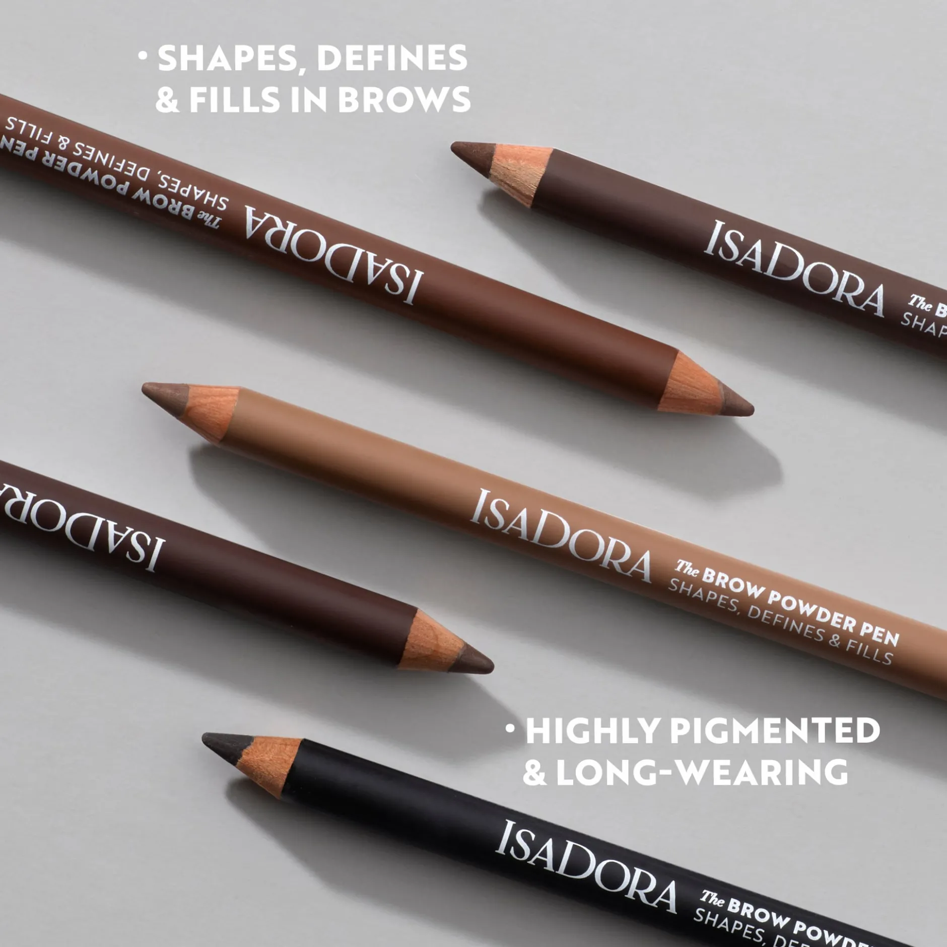 IsaDora The Brow Powder Pen Shapes, Defines & Fills 04 Light Brown