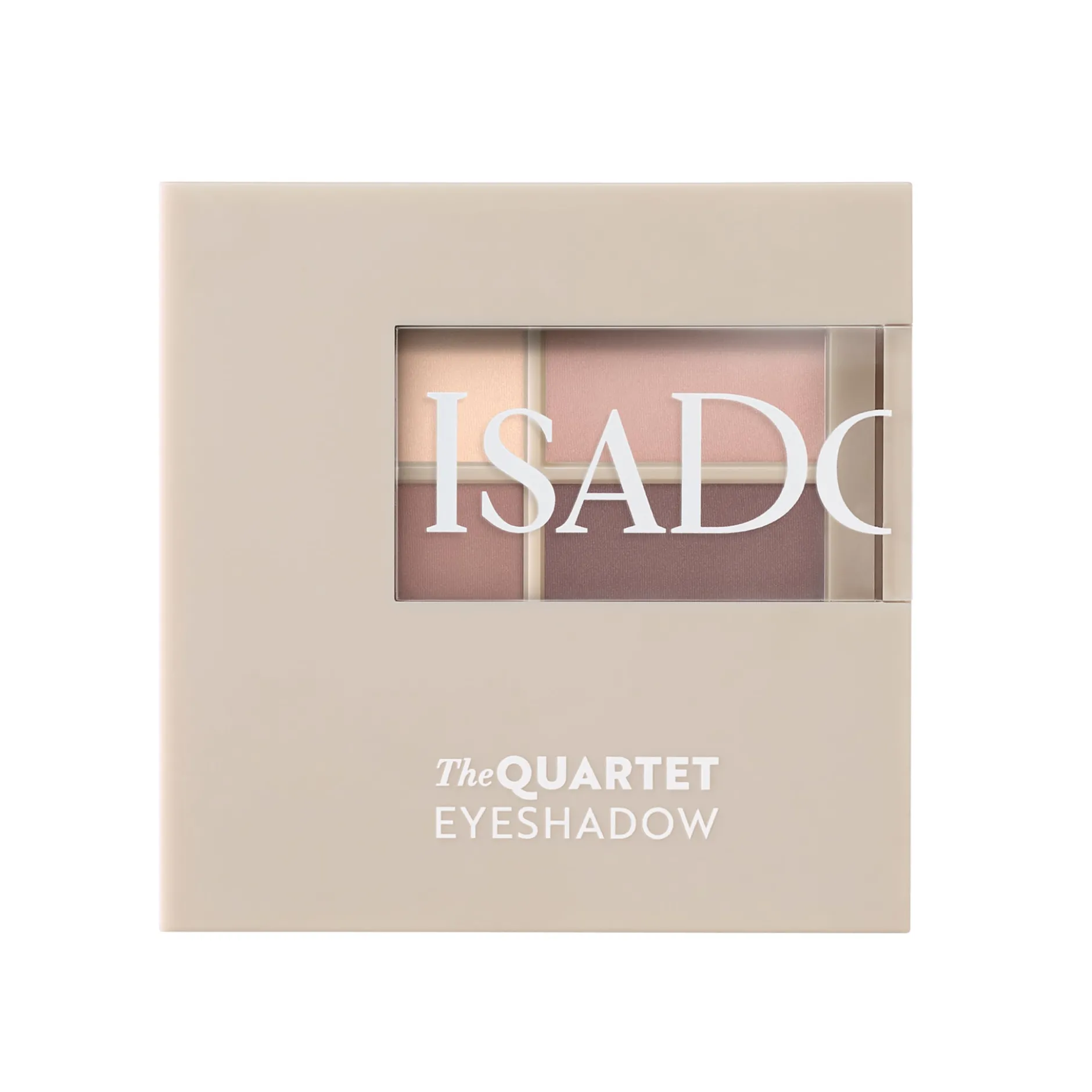 Isadora The Eyeshadow Quartet 01 Muddy Nudes