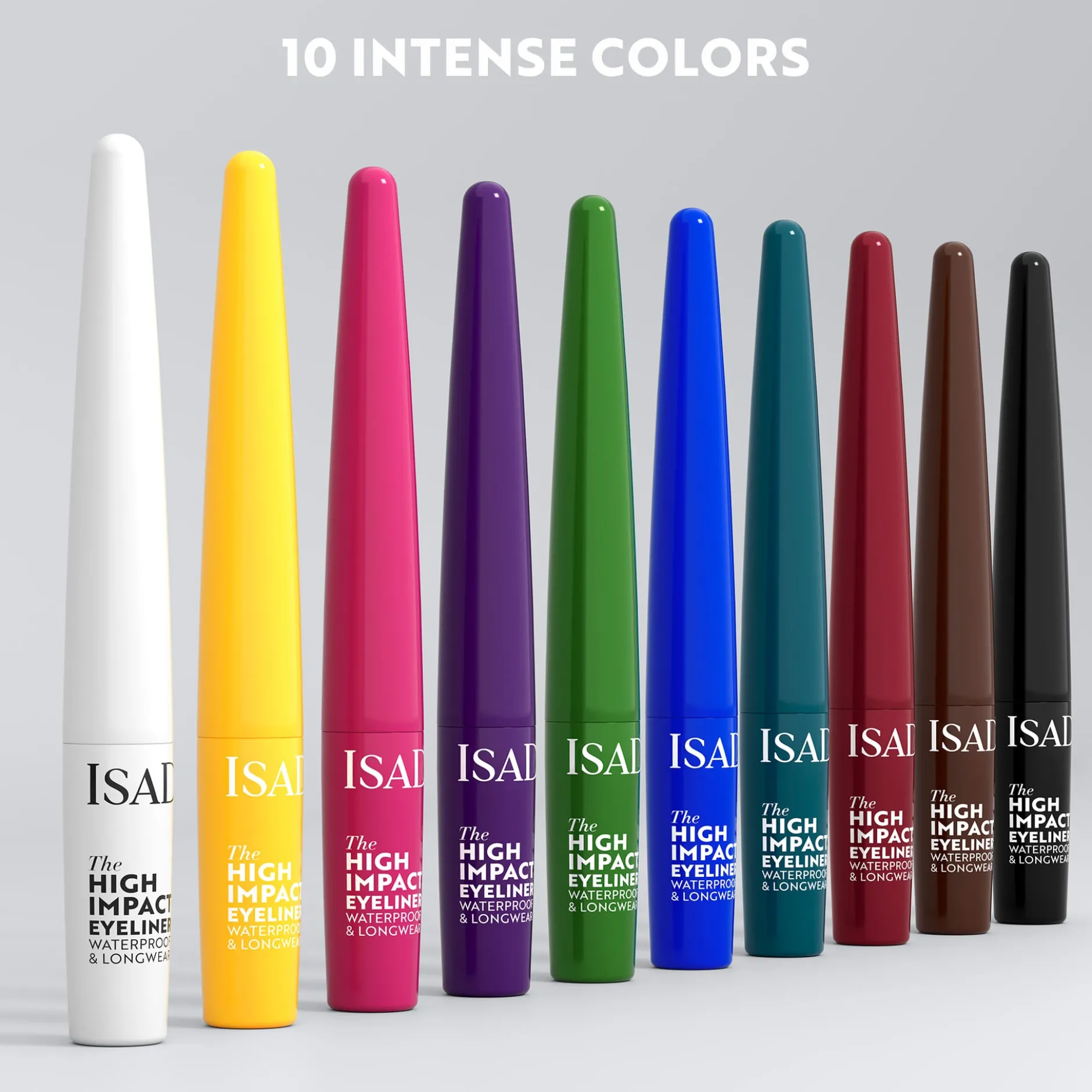 Isadora The High Impact Eyeliner 01 Reliable Black 1,7 ml