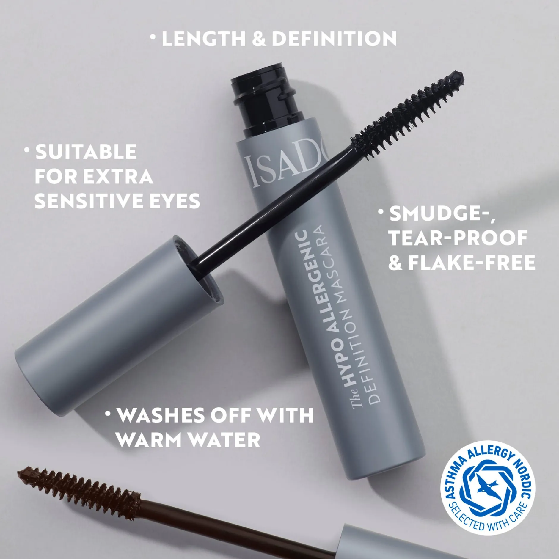 IsaDora The Hypo Allergenic Definition Mascara 01 Black