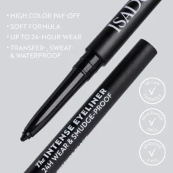 Isadora The Intense Eyeliner 24H Wear & Smudge-proof 61 Black Brown