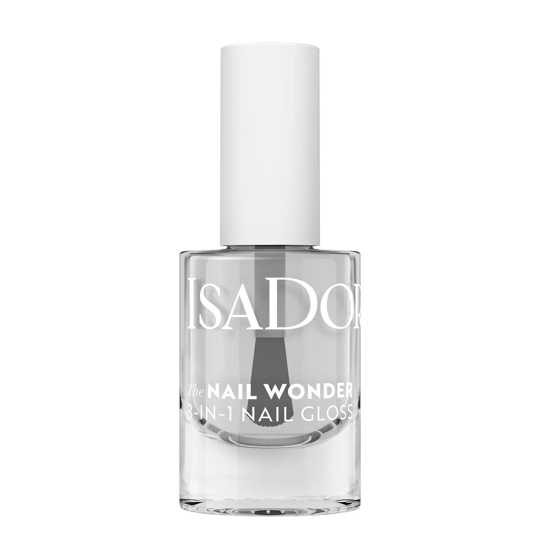 Isadora The Nail Wonder 3 in 1 Nail Polish 01 Clear 3-in-1