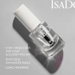 Isadora The Nail Wonder 3 in 1 Nail Polish 01 Clear 3-in-1