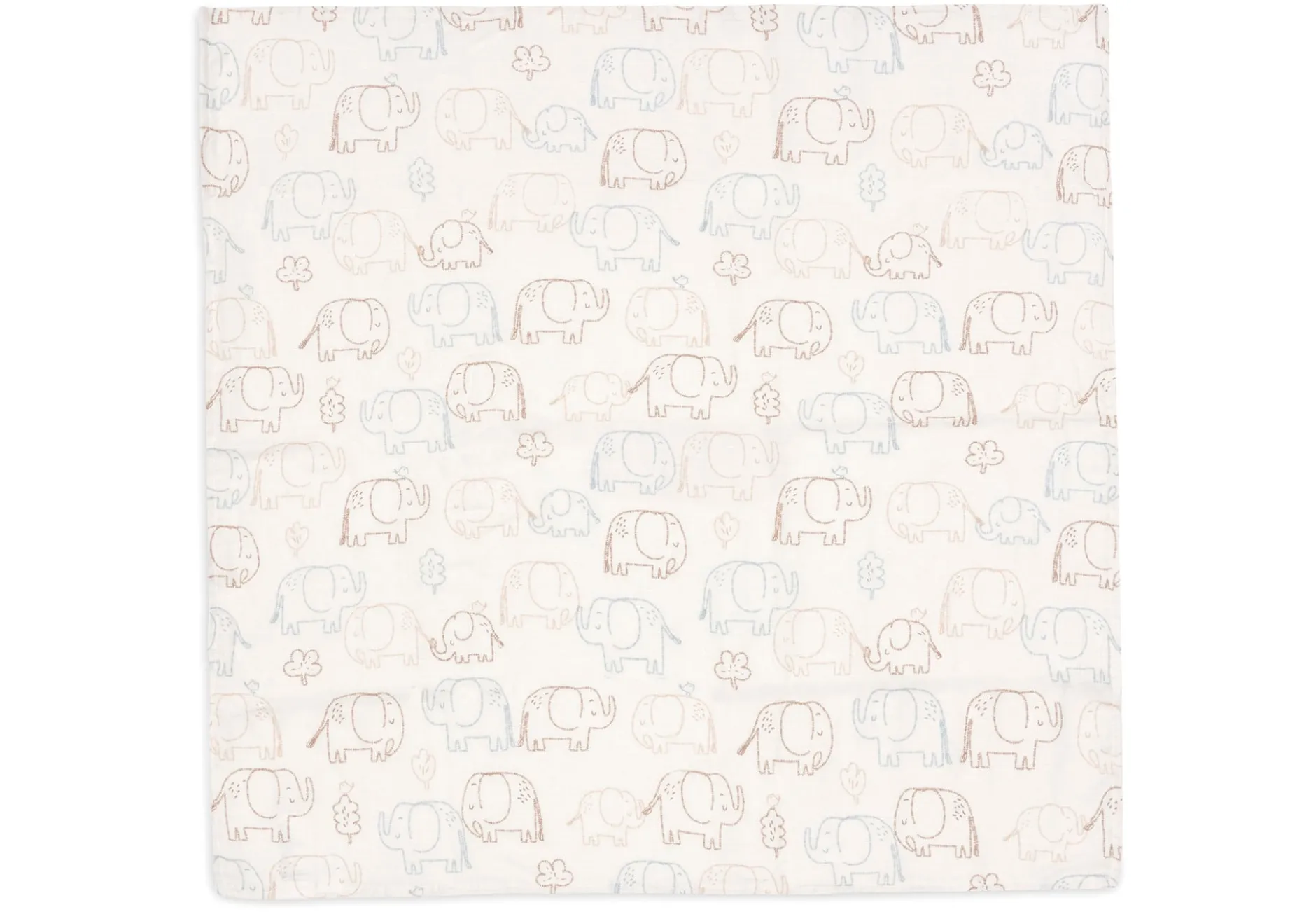 Jollein Muslinfilt 70x70 cm Elephant Tales 3 st