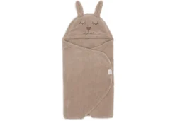 Jollein Omlottåkpåse Bunny Cloudy Rib Milky Coffee