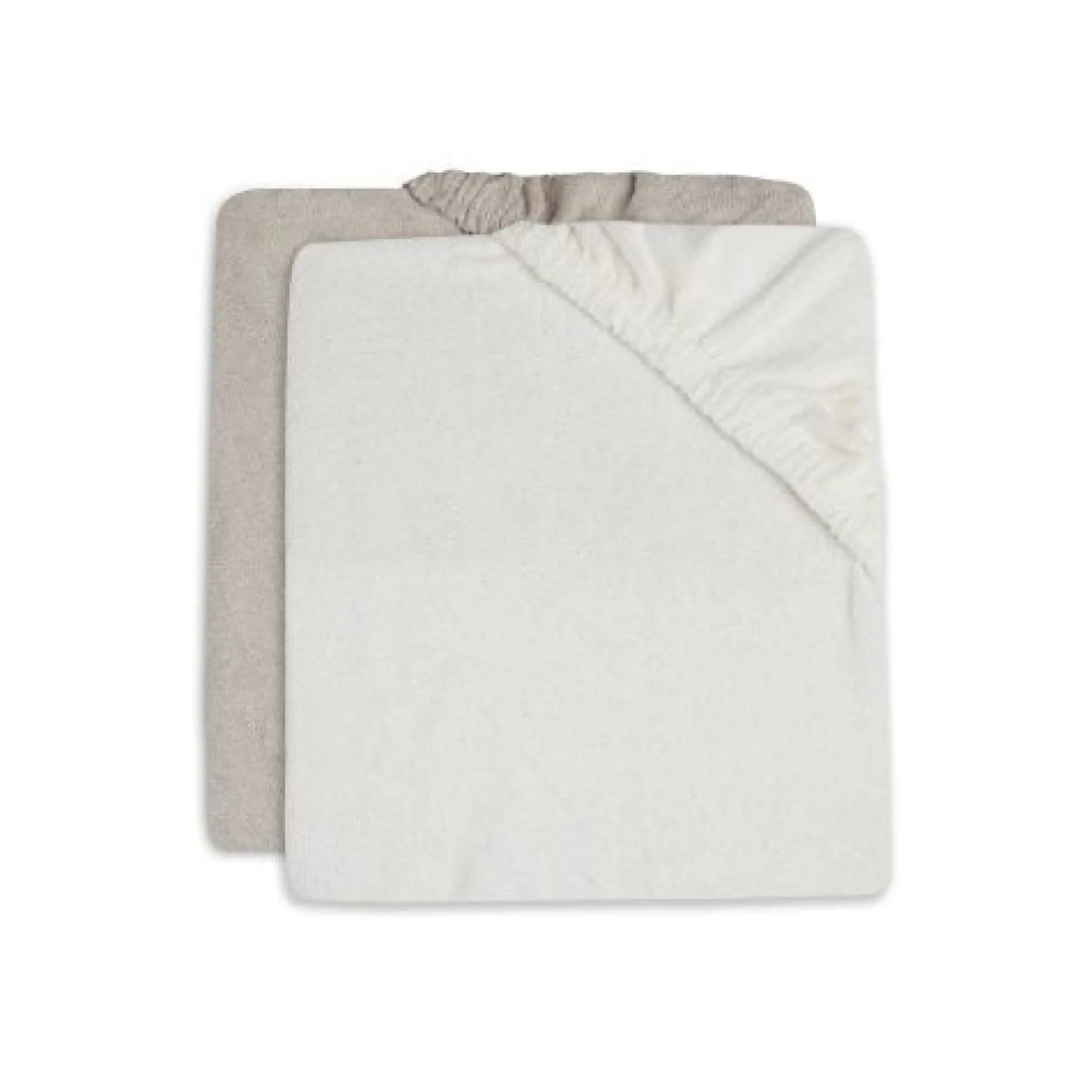 Jollein Skötbäddsöverdrag 50x70cm Ivory/Nougat2-pack