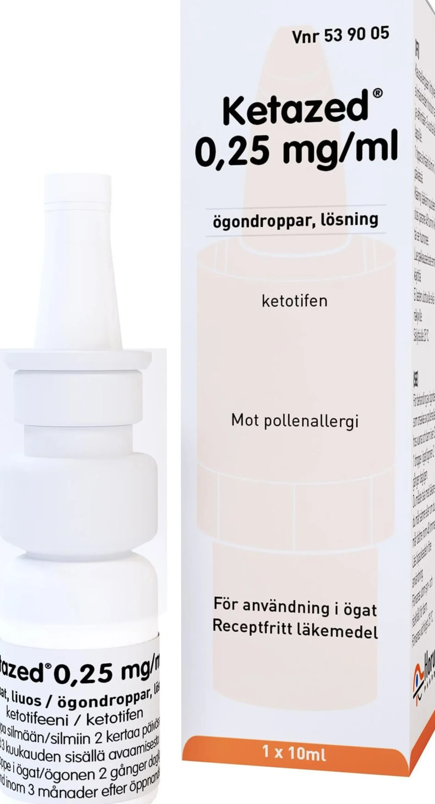 Ketazed Ögondroppar 0,25 mg/ml 10 ml