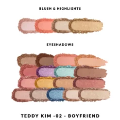 KimChi Chic Beauty Teddy Kim Palette BoyFriend 7,2 g