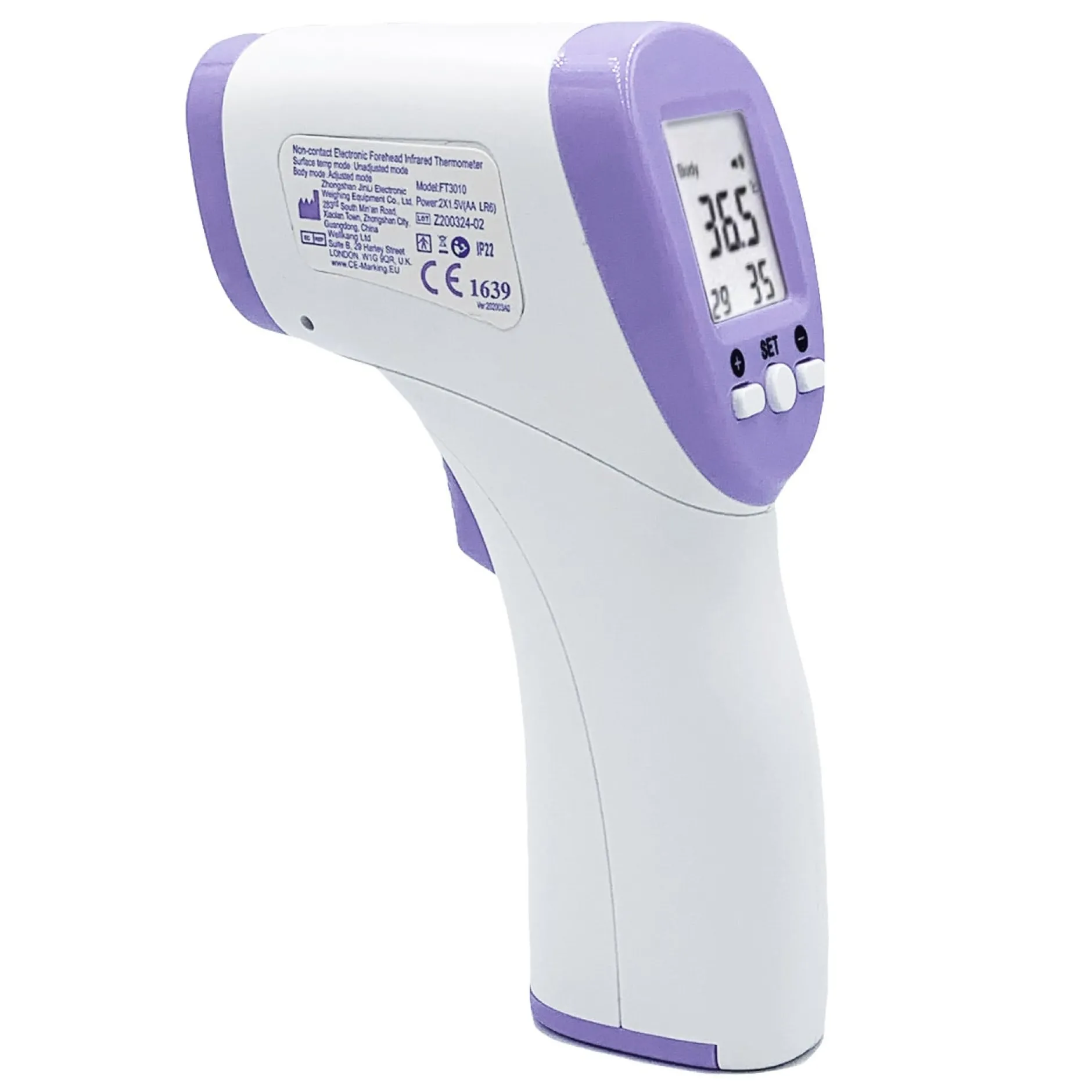 KINLee FT3010 Elektronisk Infraröd Panntermometer