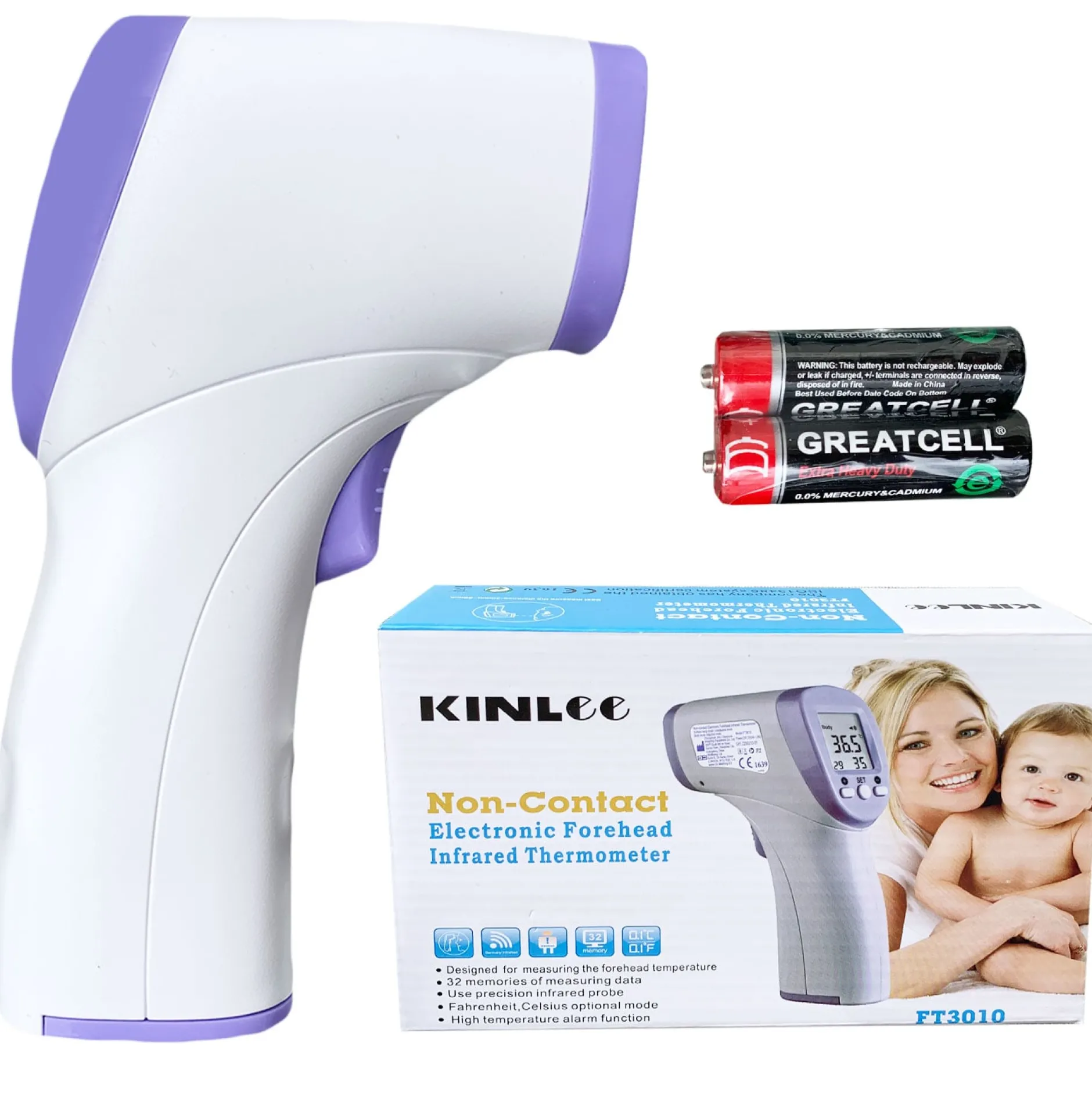 KINLee FT3010 Elektronisk Infraröd Panntermometer