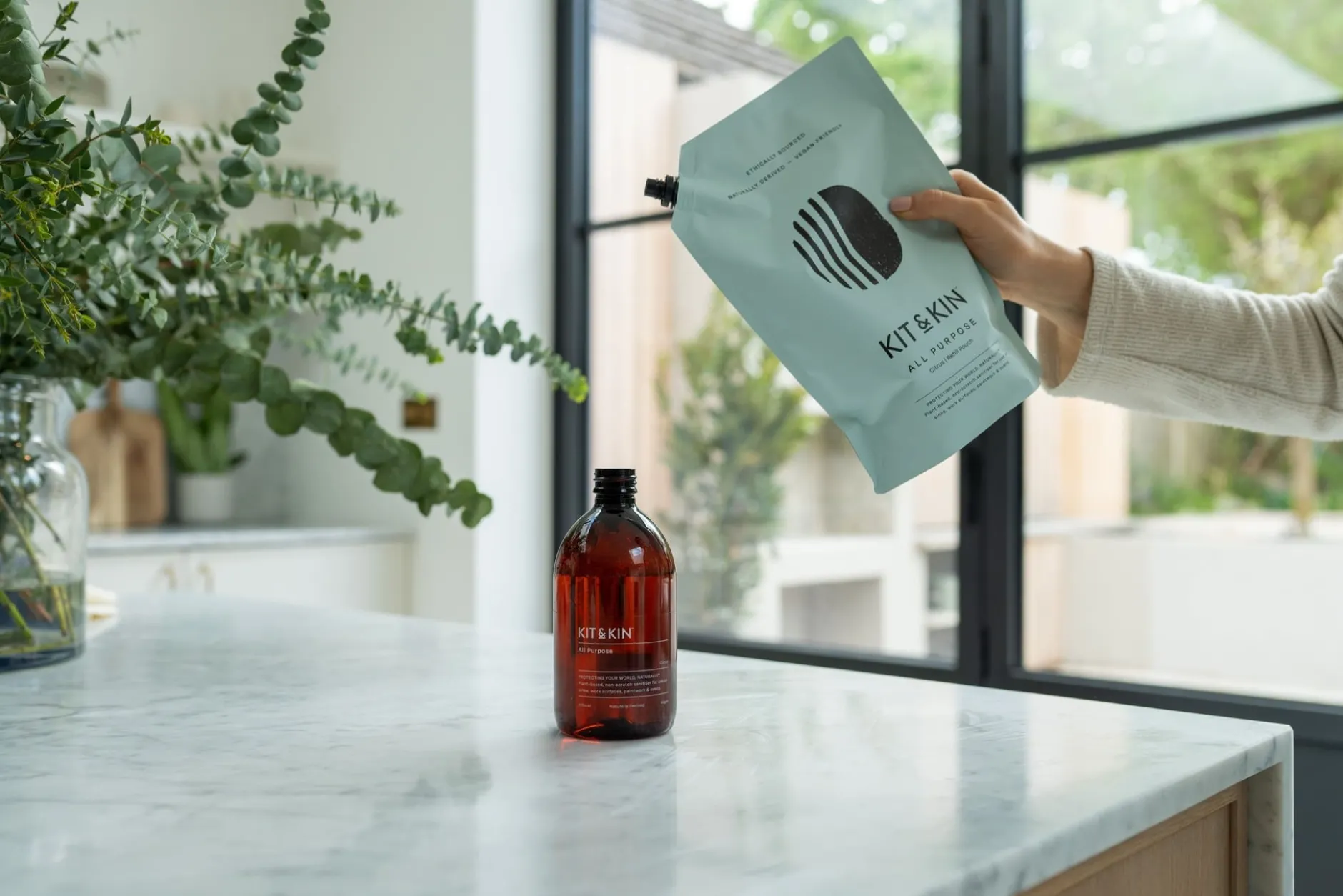 Kit & Kin Allrengöring Citrus Refill 1 liter