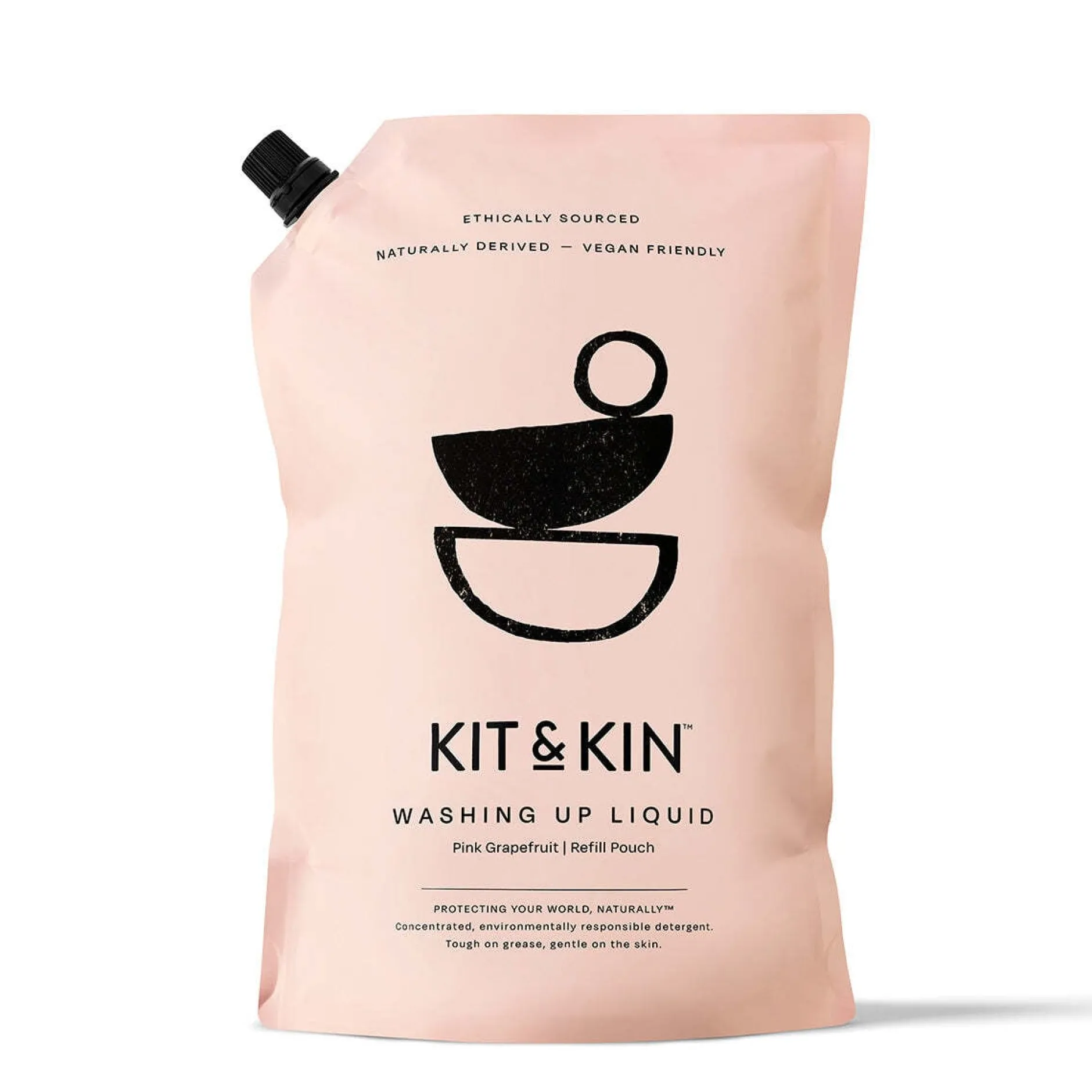 Kit & Kin Diskmedel Grapefrukt Refill 1 liter