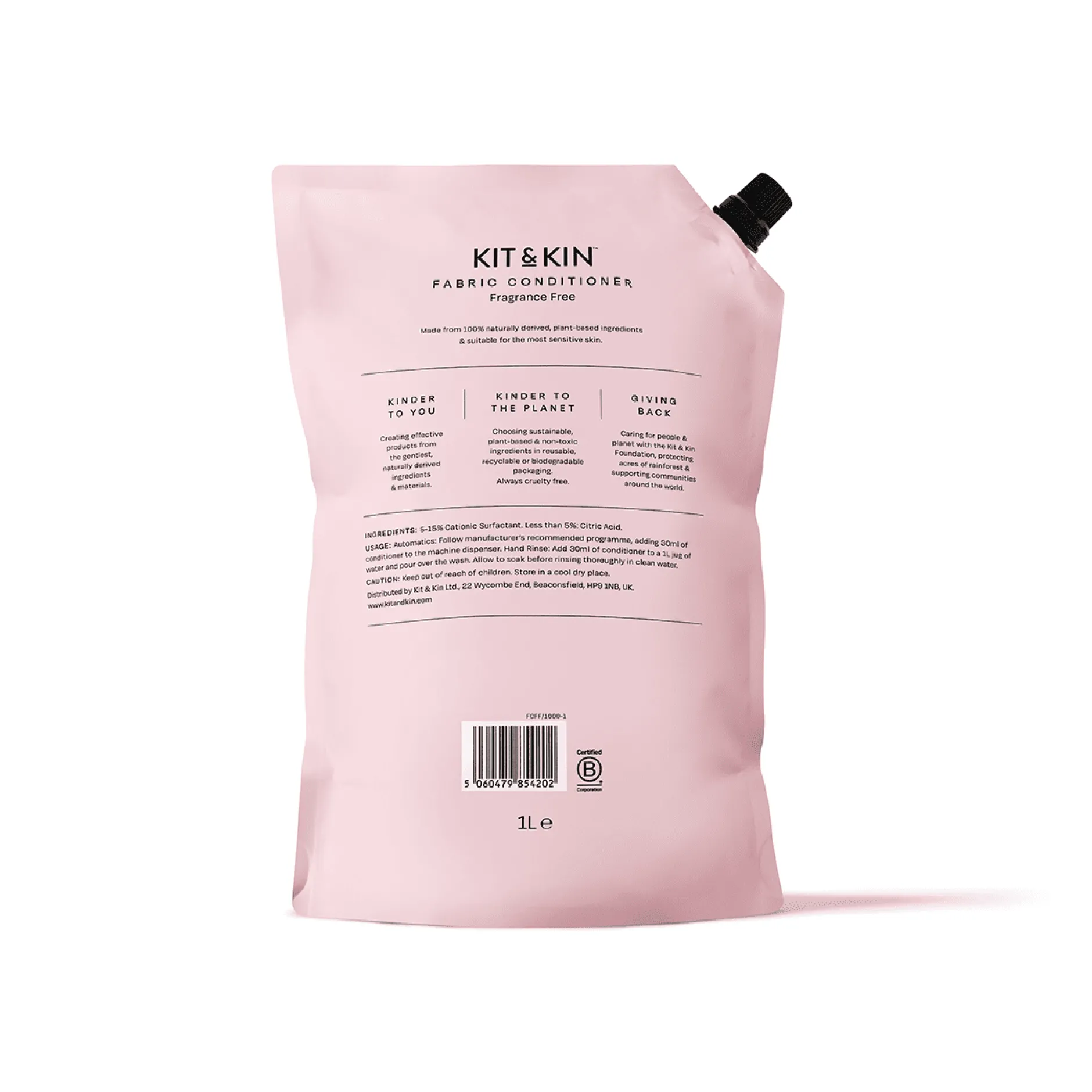 Kit & Kin Mjukmedel Parfymfri 1 liter