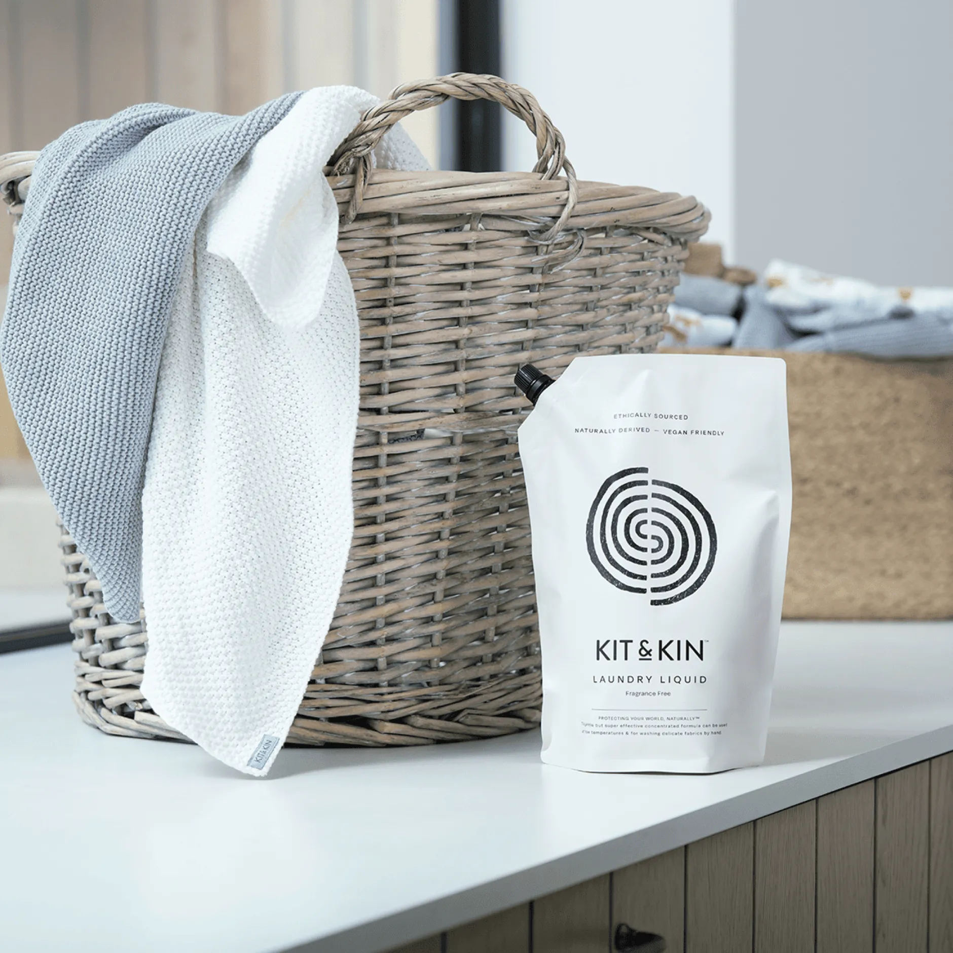 Kit & Kin Tvättmedel Parfymfri 1 liter