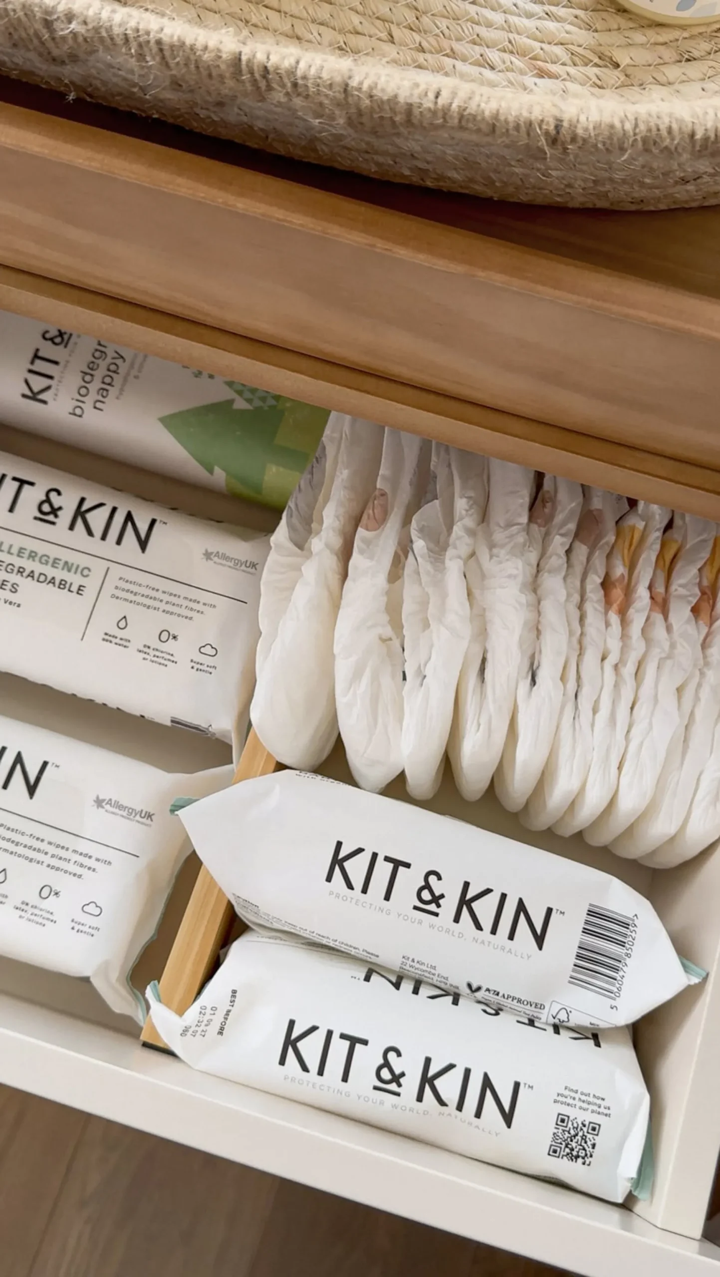 Kit & Kin Våtservetter 60 st