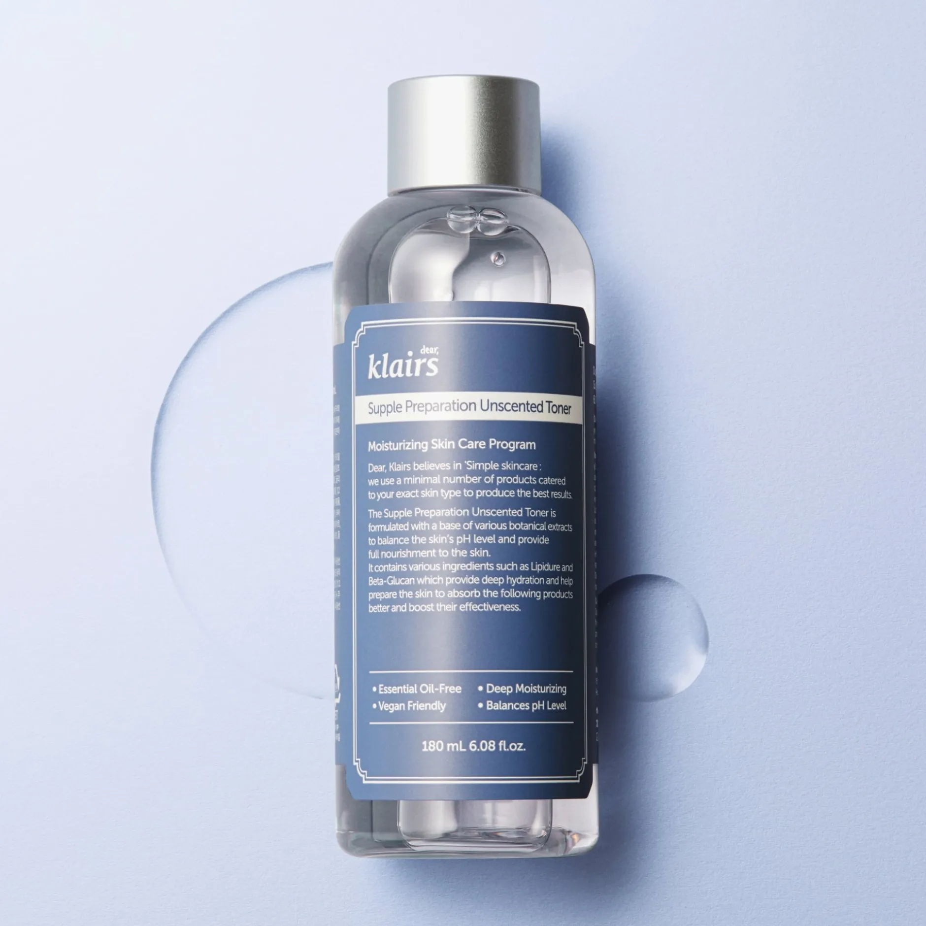 Klairs Supple Preparation Unscented Toner 180 ml